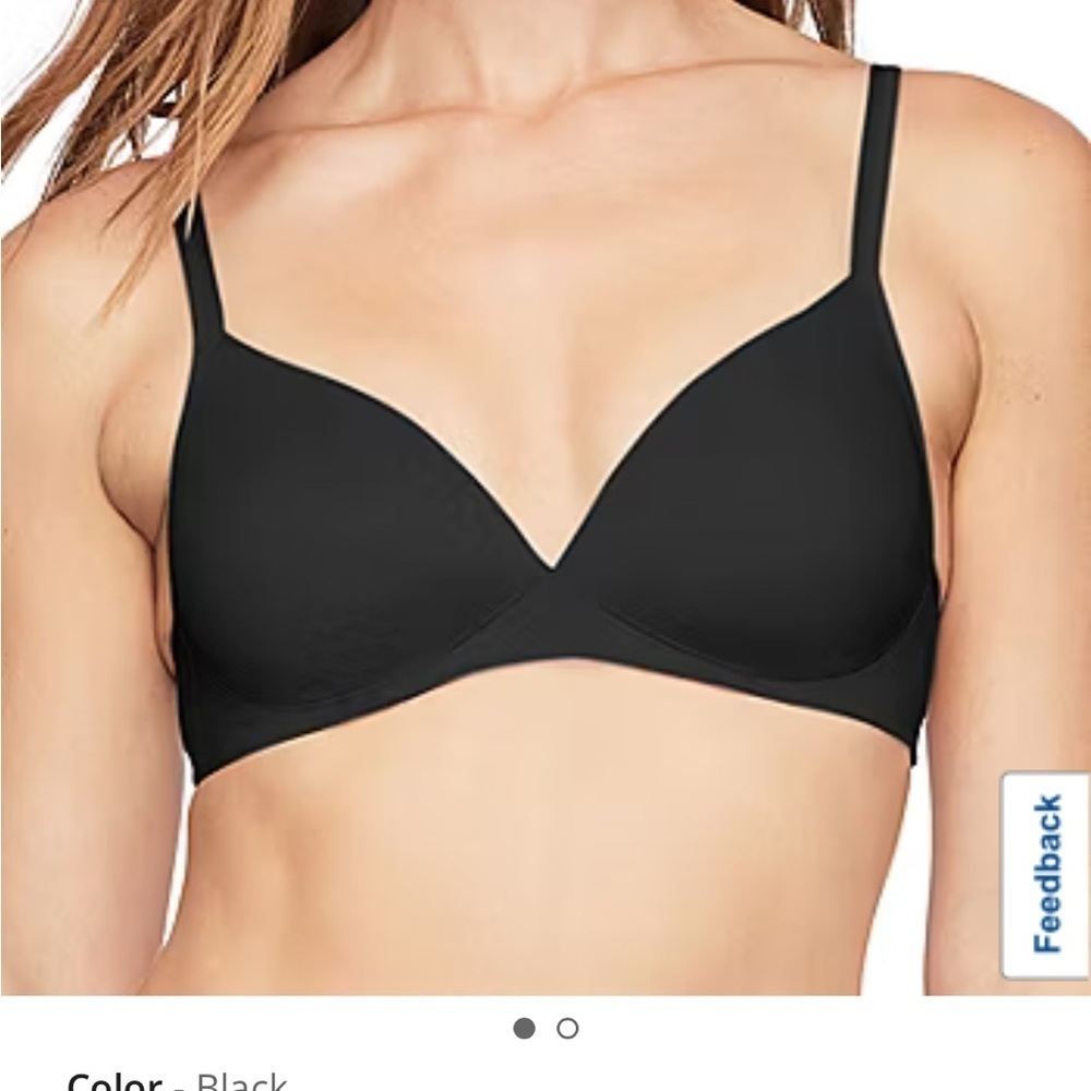 Warner's Classic Black Bra